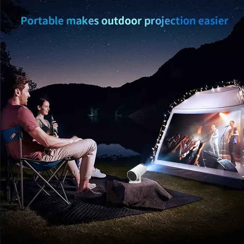 New HY300 Smart Portable Projector Quad Core Android 11 Dual WIFI LCD 4K Video 720P Home Theater Projector 4K Projectors