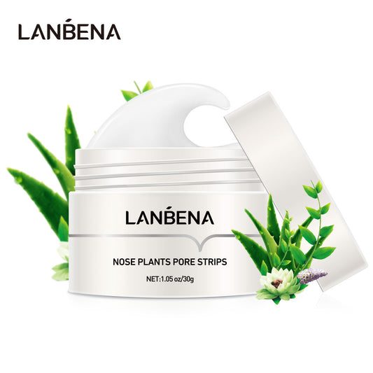 LANBENA Blackhead Nasal Mask with blackhead absorbing paper tear-off type to remove acne and clean nose for men and women