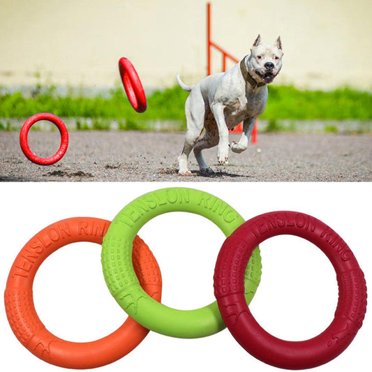 Dog Flying Discs Pet Training Ring Interactive Training Dog Toy Portable Outdoors Large Dog Toys Pet Products Motion Tools - TRIPLE AAA Fashion Collection