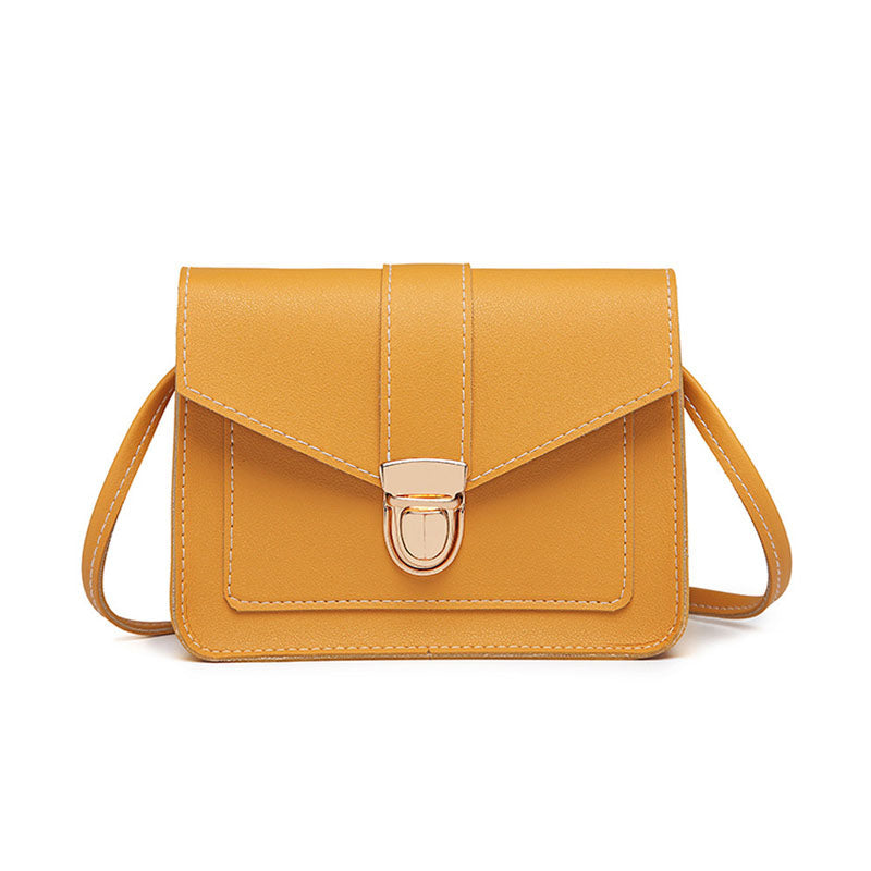 Fashion Small Crossbody Bags for Women 2018 Mini PU Leather Shoulder Messenger Bag for Girl Yellow Bolsas Ladies Phone Purse - TRIPLE AAA Fashion Collection