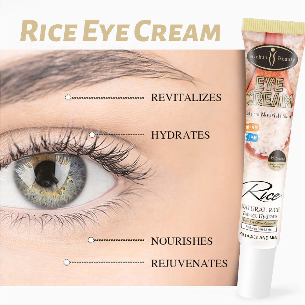 Rice Eye Cream To Remove Eye Bags And Dark Circles To Fade Fine Lines And Firming Eye Care Eye Cream