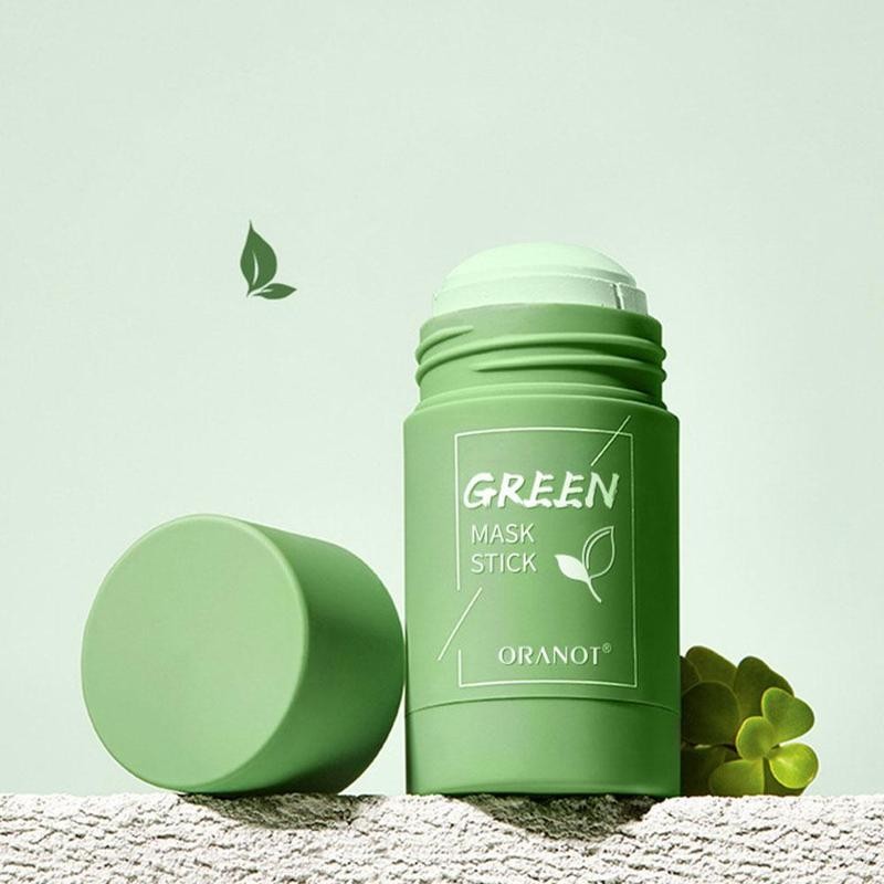 Cleansing Green Stick Green Tea Stick Mask Purifying Clay Stick Mask Oil Control Anti-acne Eggplant Skin Care Whitening - TRIPLE AAA Fashion Collection