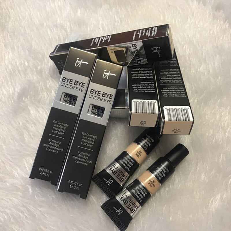 It Bye bye Under Eyes Concealer Cream Face Make Up Base Full Cover Dark Circles Acne 2 Colors Concealer - TRIPLE AAA Fashion Collection