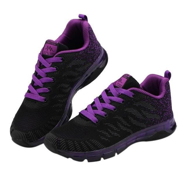 Comfortable Gym Sport Shoes Female Stability Athletic Fitness Sneakers Flying Woven Air Cushion Net Shoes - TRIPLE AAA Fashion Collection