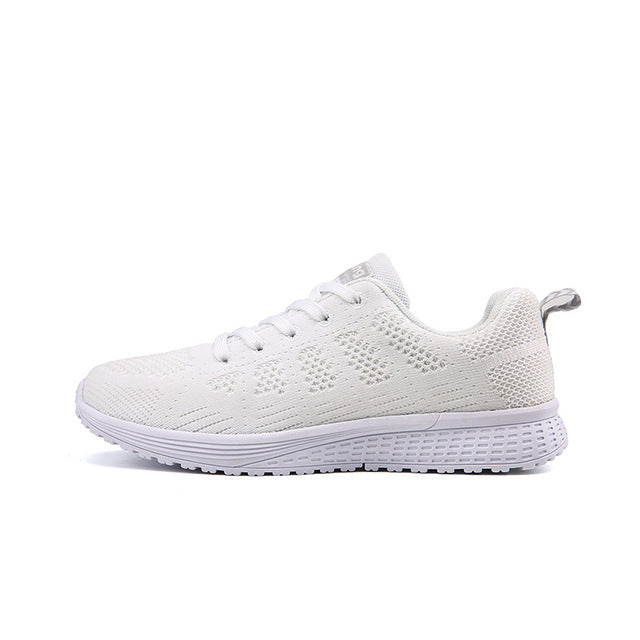 Women's Running Shoes White Woman Sneakers Air Fabric Womens Sport Shoes Women Lightweight Summer Sneakers Mesh - TRIPLE AAA Fashion Collection