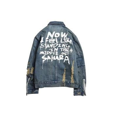 Fashion Jeans Jacket Mens Jackets And Coats Denim Jacket Mens Hole Clothes Cotton Jeans Jacket - TRIPLE AAA Fashion Collection