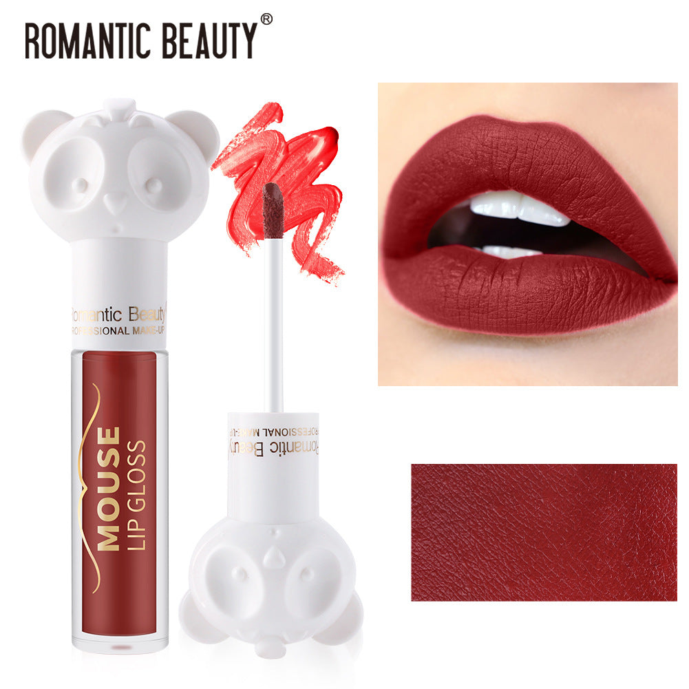 Romantic Beauty Velvet Soft Moisturizing Easy Color Liquid Lip Glaze