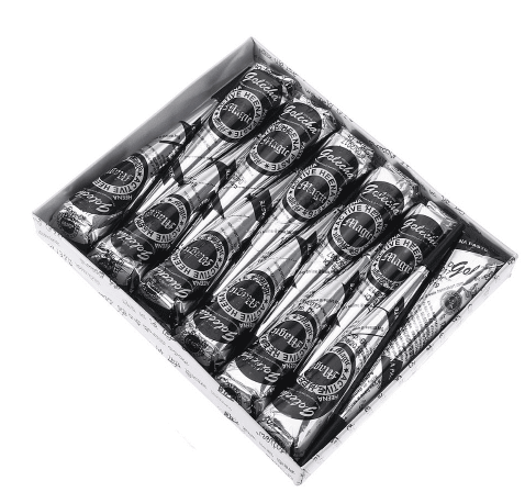 Golecha 12pcs 25g Natural Black Mehndi Henna Cones Indian Henna Tattoo Paste For Temporary Tattoos - TRIPLE AAA Fashion Collection