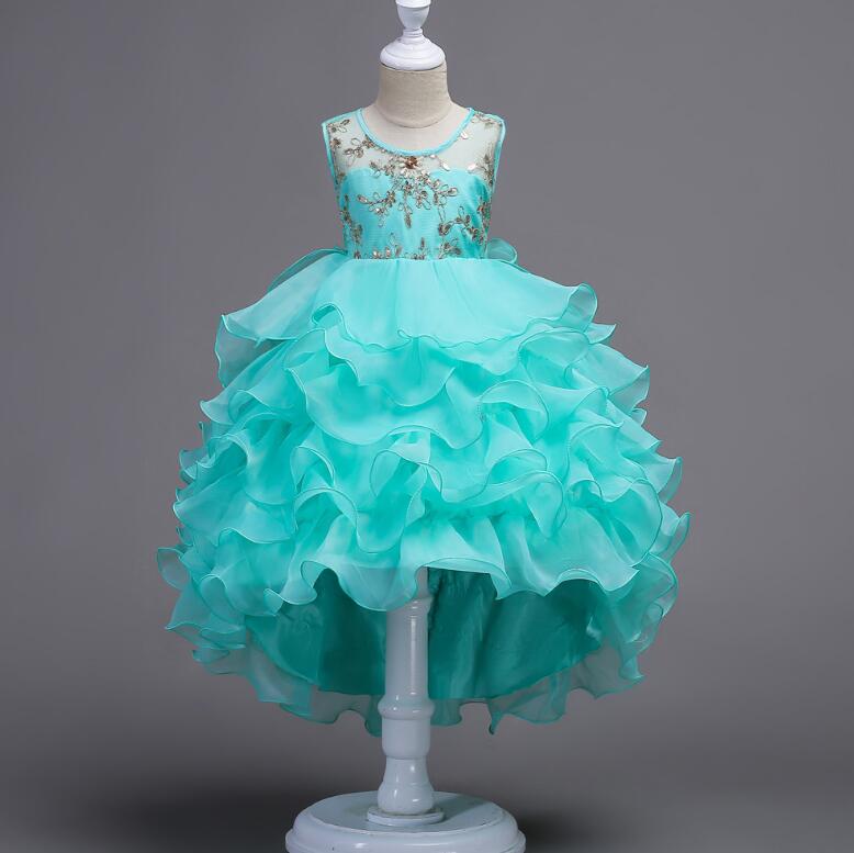 Teenagers Girls Dress Wedding Party Princess Christmas Dresse for Girl Party Costume Kids Cotton Party Girls Clothing - TRIPLE AAA Fashion Collection
