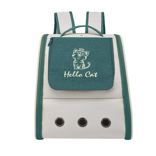 Cat Bag Pet Bag Carrying Convenient Backpack Portable Breathable Cat Dog Pet Supplies