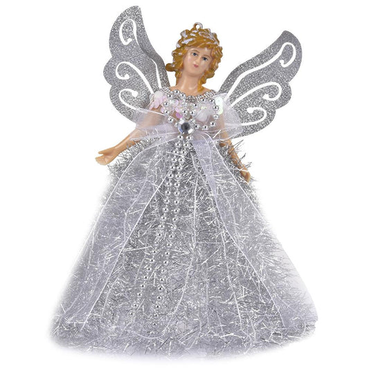 Mini Angel Christmas Tree Pendant With Silver Wings For Christmas Decorations Xmas Tree Ornament Christmas Decoration