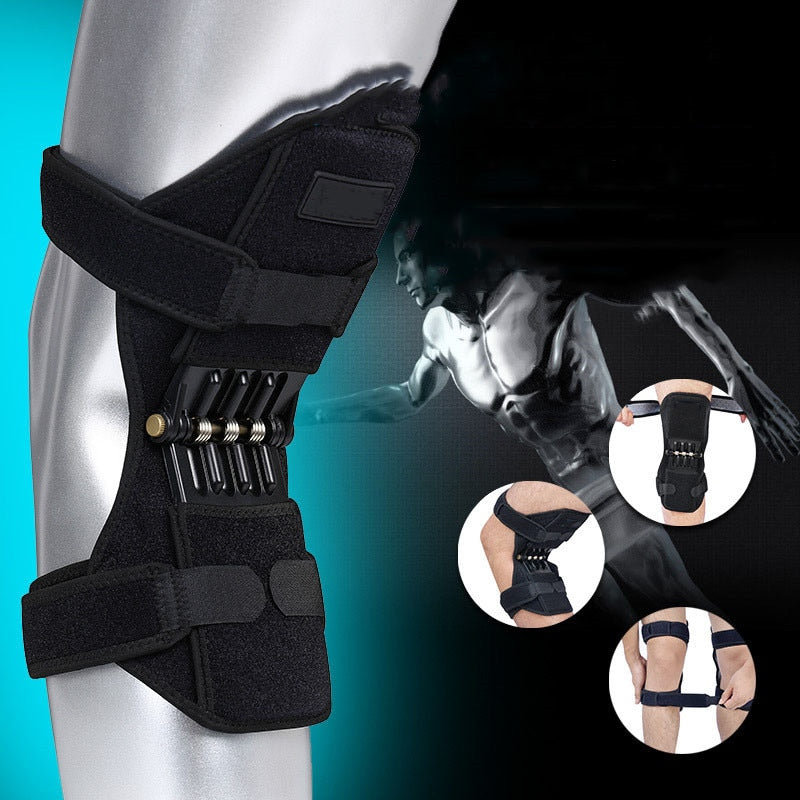 Breathable Non-slip Lift Joint Support Knee Pads Powerful Rebound Spring Force Knee Booster - TRIPLE AAA Fashion Collection