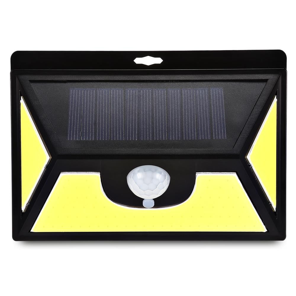 COB102 102 LEDs Solar Motion Sensor Wall Light IP65 Waterproof for Outdoors - TRIPLE AAA Fashion Collection