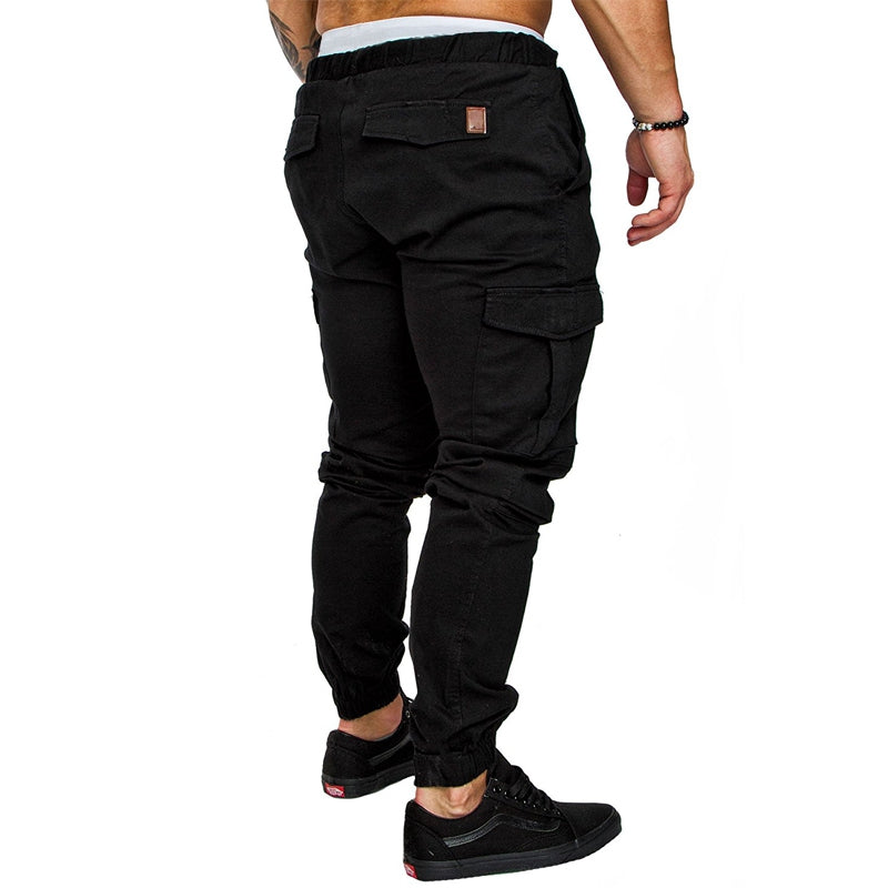 New Men's Casual Tether Elastic Sports Trousers - TRIPLE AAA Fashion Collection
