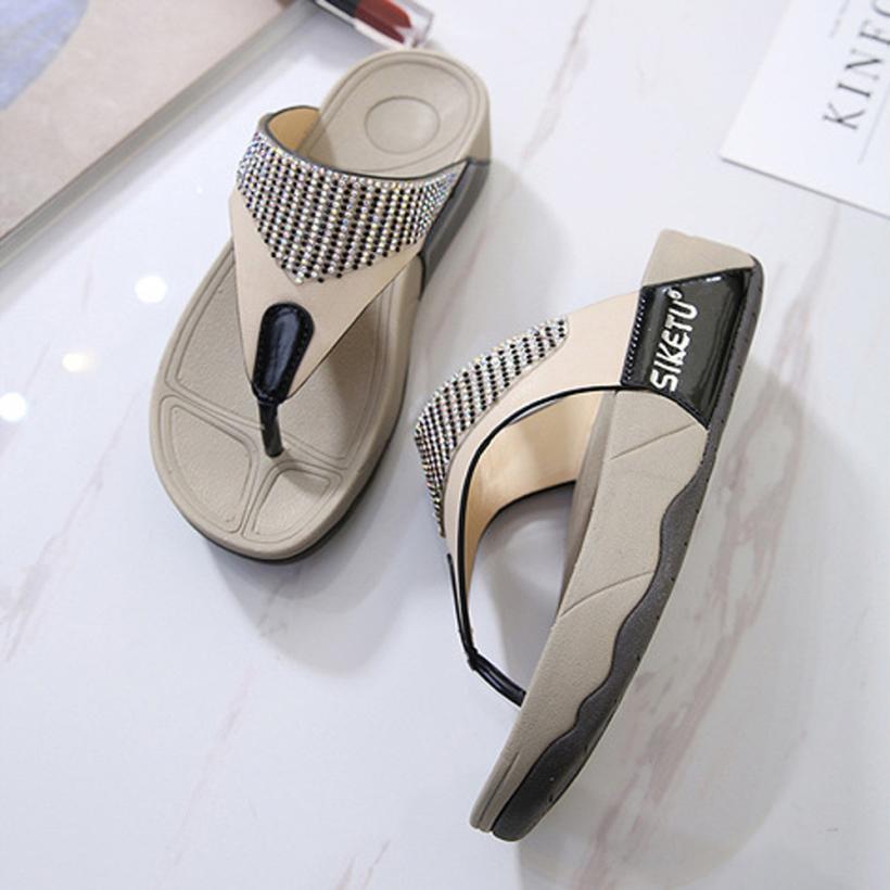 Shoes Flip flops Fashion Summer Sandals Bohemian Wedge Flops Beach Sandals Casual Shoes - TRIPLE AAA Fashion Collection