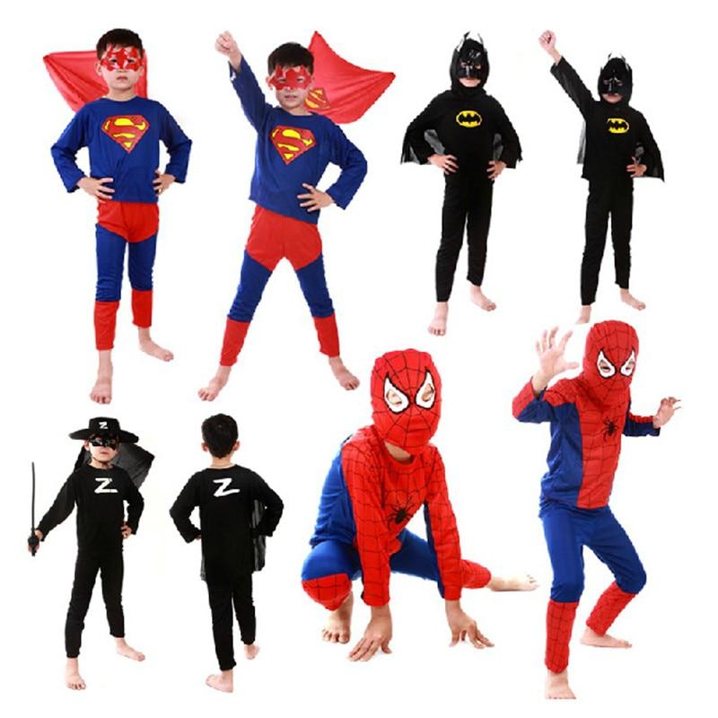 Red spiderman costume black spiderman batman superman halloween costumes - TRIPLE AAA Fashion Collection