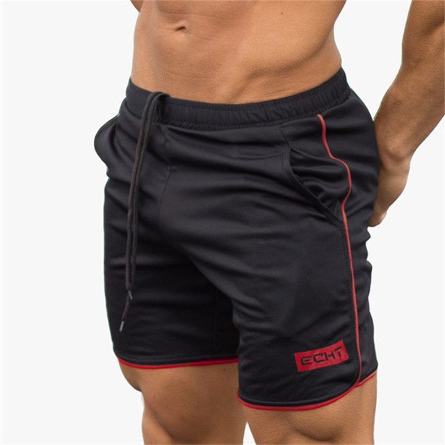 Summer Mens Brand Jogger Sporting Shorts slim Men Bodybuilding Sport Short Pants Crossfit Male gym Running Shorts - TRIPLE AAA Fashion Collection
