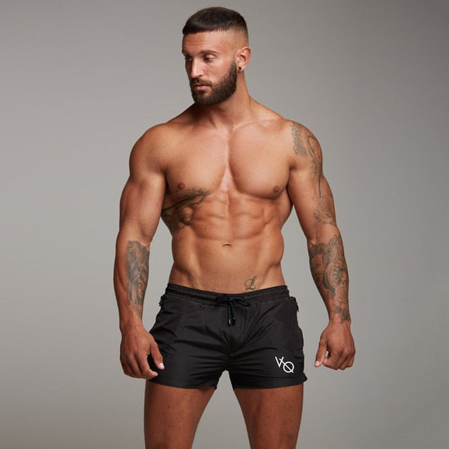 Men Gyms Fitness Bodybuilding Shorts Mens Summer Casual Cool Short Pants Male Jogger Workout Beach Breechcloth Bottoms - TRIPLE AAA Fashion Collection