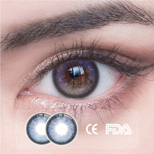 1pcs FDA Certificate Eyes Beautiful Pupil Colorful Girl Cosplay Contact Lenses Brown