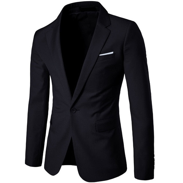 Men's Purple Single Breasted One Button Suit Blazer Jacket 2018 Spring New Wedding Business Blazers and Jackets Terno Masculino - TRIPLE AAA Fashion Collection