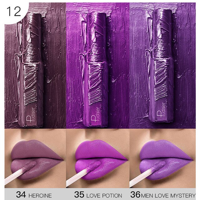 3 Colors/Box Matte Moisturizer Lip Gloss Kit Lips Makeup