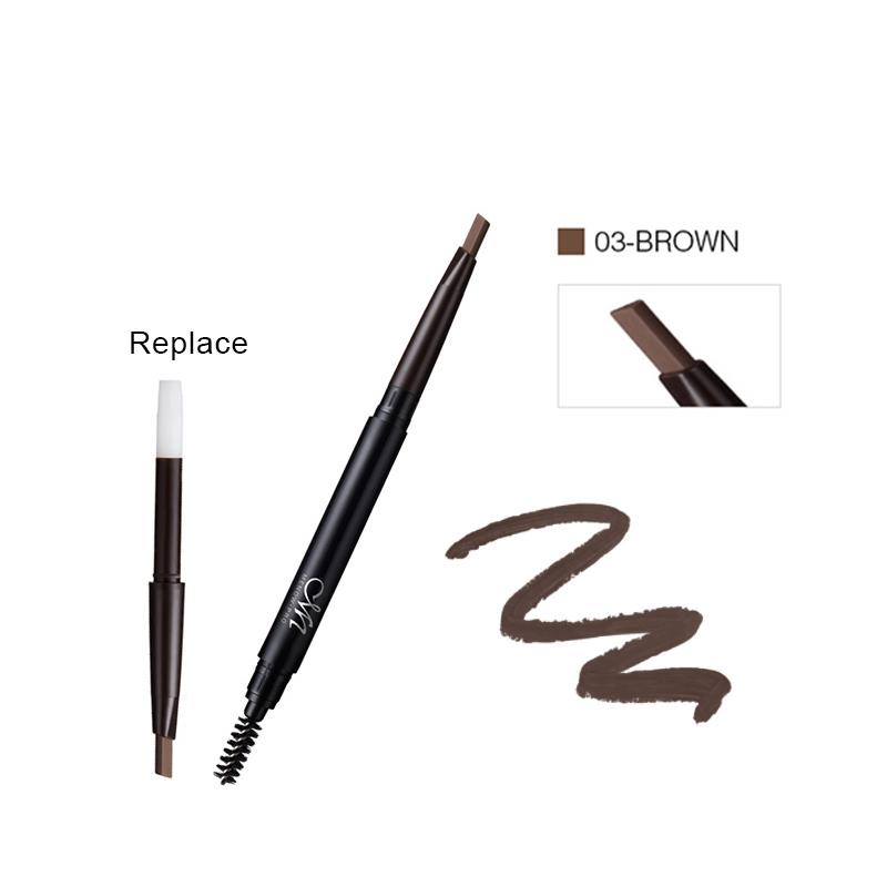 MENOW Brand Make up set Eyebrow Pencil With Brush and Replace Eyebrow Waterproof Long Lasting Cosmetic kit  E411 - TRIPLE AAA Fashion Collection