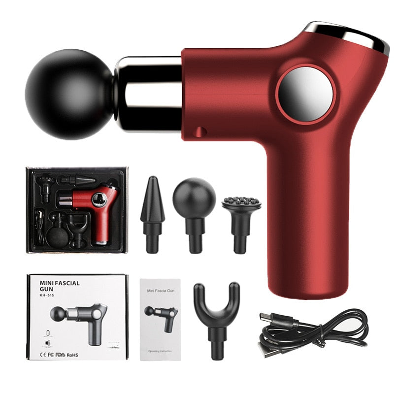 Muscle Massage Gun Mini Pocket 32 Speed vibration Electric Back neck Massager Gun For Body Deep Relief Pain Slimming Fascial gun - TRIPLE AAA Fashion Collection