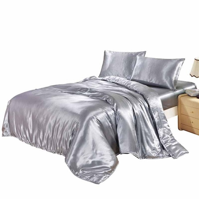 Duvet Cover Zipper Quilt Cover Solid Color Black Advanced 1 Piece Home Hotel Bed Soft Qualified Comfortable - TRIPLE AAA Fashion Collection