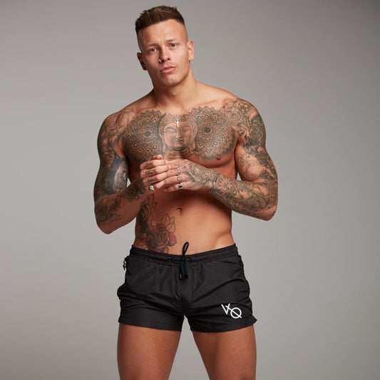 Men Gyms Fitness Bodybuilding Shorts Mens Summer Casual Cool Short Pants Male Jogger Workout Beach Breechcloth Bottoms - TRIPLE AAA Fashion Collection