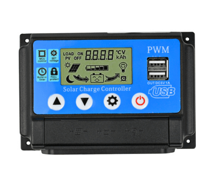 24V 12V Auto Solar Panel Battery Charge Controller 30A 20A 10A PWM LCD Display Solar Collector Regulator with Dual USB Output - TRIPLE AAA Fashion Collection