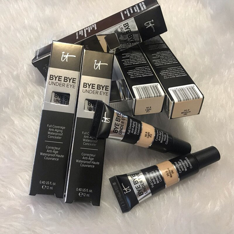It Bye bye Under Eyes Concealer Cream Face Make Up Base Full Cover Dark Circles Acne 2 Colors Concealer - TRIPLE AAA Fashion Collection