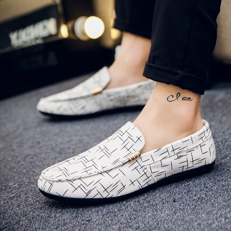 Men Loafers Men Shoes Casual Shoes Spring Summer Light Canvas Youth Shoes - TRIPLE AAA Fashion Collection