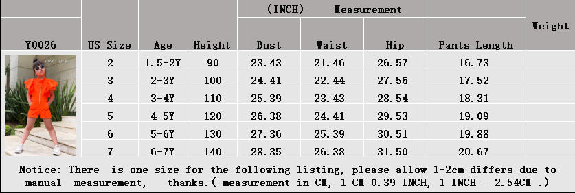 New Children's Clothing Girls Casual Fashion Jumpsuit Ins Style Explosion Solid Color Sleeveless Jumpsuit