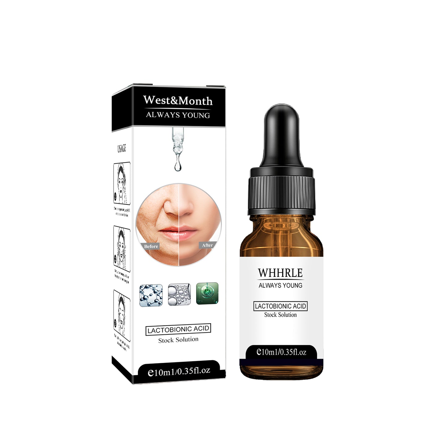 Fade Wrinkle Essence Shrink and Refine Pore Hydration Moisturizing Repair Firming Skin Care Lifting Skin