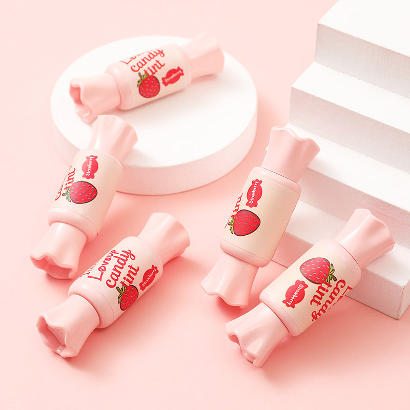 Dragonranee Mirror Pink Candy Lip Glaze Female Student Models Cute Waterproof Lipstick Dyed Lip Liquid