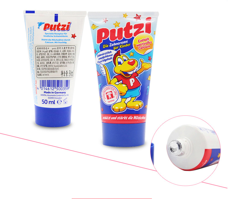Putzi children's toothpaste 1-3-6 years old strawberry toothpaste baby can swallow toothpaste - TRIPLE AAA Fashion Collection