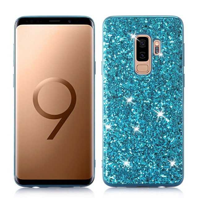 Phone Case for Samsung Galaxy S9 Plus Case Silicon Bling Glitter Crystal Sequins Soft TPU Cover Fundas for Samsung S9 Plus S9 - TRIPLE AAA Fashion Collection