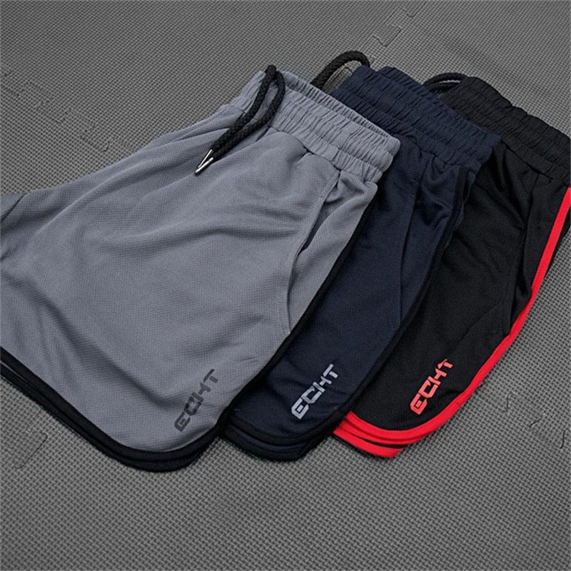 Summer Mens Brand Jogger Sporting Shorts slim Men Bodybuilding Sport Short Pants Crossfit Male gym Running Shorts - TRIPLE AAA Fashion Collection