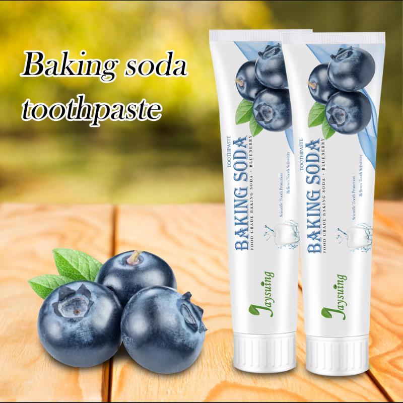 Blueberry Fruit Flavor Baking Soda Toothpaste Bamboo Toothbrush Teeth Whitening Fresh breath Remove stains Oral Cleaning TSLM1 - TRIPLE AAA Fashion Collection