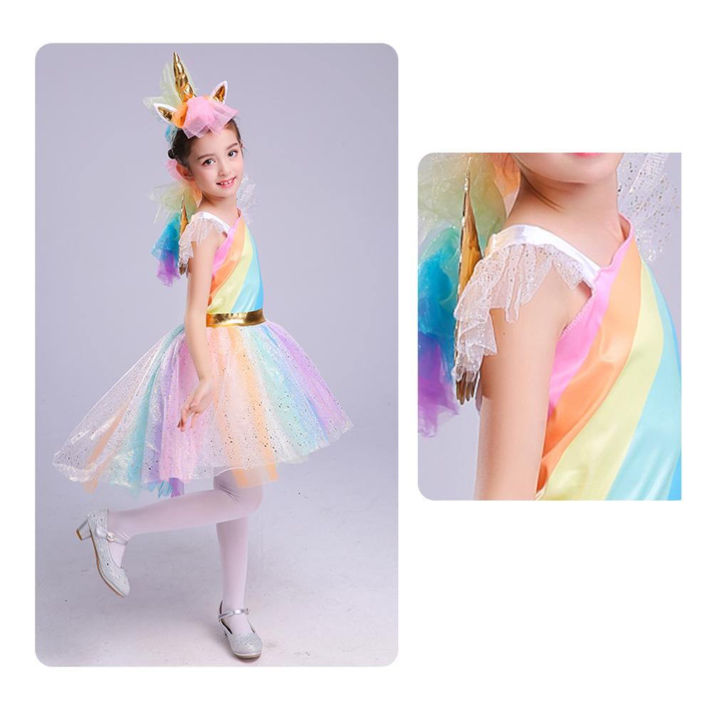 Unicorn Party With Headband Halloween Christmas Cosplay  Party Dress - TRIPLE AAA Fashion Collection