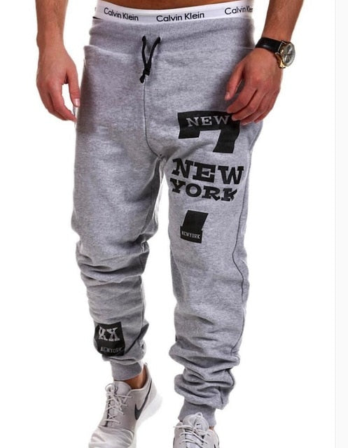 Mens Joggers Male Trousers Men Pants Casual  Pants Sweatpants Jogger Black - TRIPLE AAA Fashion Collection