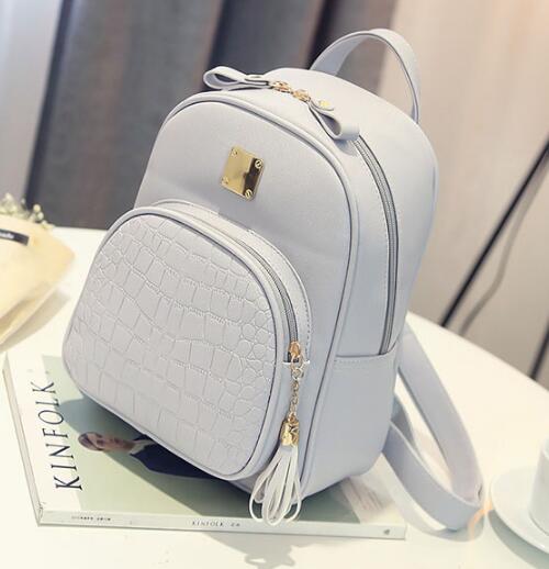 women backpack leather school bags female  backpack - TRIPLE AAA Fashion Collection