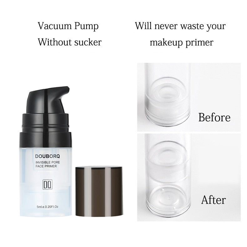 Face Base Primer Makeup 5ml Matte Make Up Fine Lines Oil-control Facial Cream Brighten Nude Foundation Cosmetic - TRIPLE AAA Fashion Collection