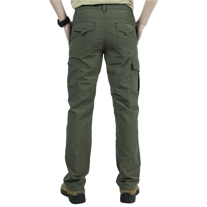 Breathable lightweight Waterproof Quick Dry Casual Pants Men Summer Army Military Style Trousers Men's Tactical Cargo Pants Male - TRIPLE AAA Fashion Collection