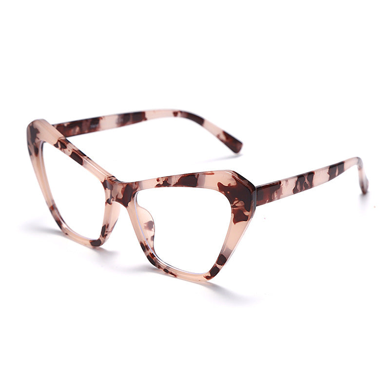 New Anti-Blue Light Large Frame Sunglasses Simple And Versatile Fashion Cat Eye Anti-Blue Light Glasses