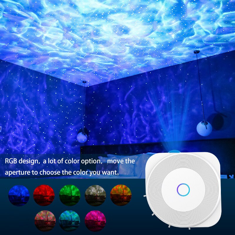 Smart Star Projector Galaxy Light Starry Party Lamp SmartLife APP Control With Alexa Google Gift For Children