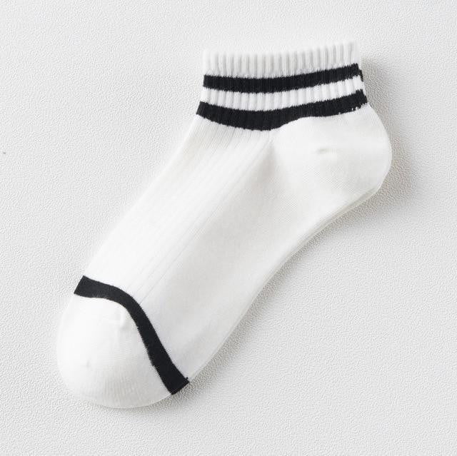 College wind striped boat socks Women's casual cute socks socks women's socks - TRIPLE AAA Fashion Collection