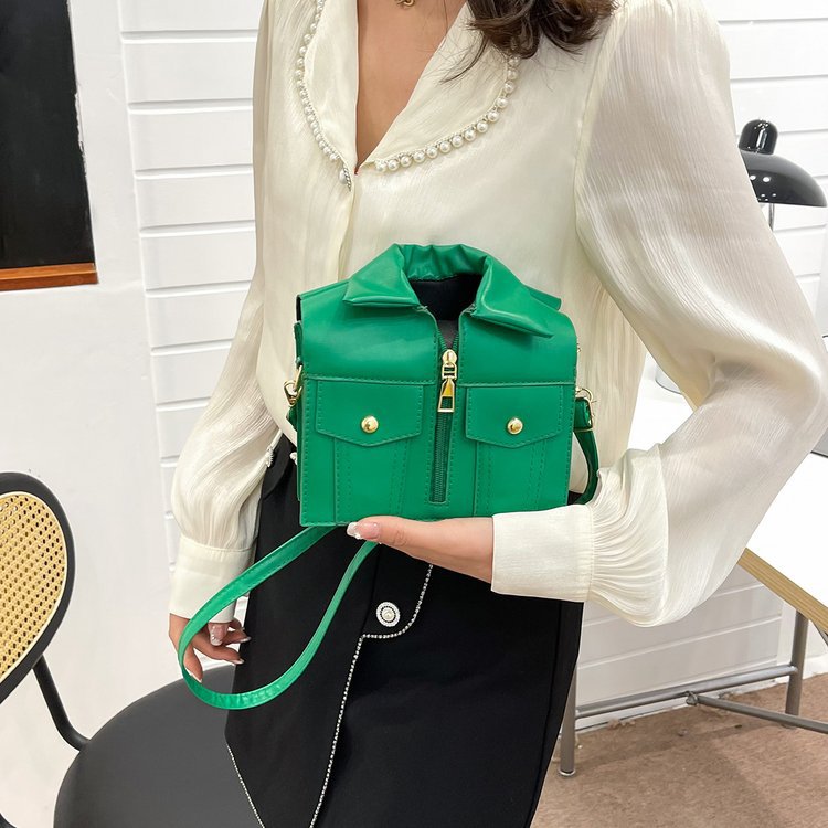 Retro Style Small Bag New Fashion Women's Bag Western Style Messenger Bag Simple Casual Shoulder Small Square Bag