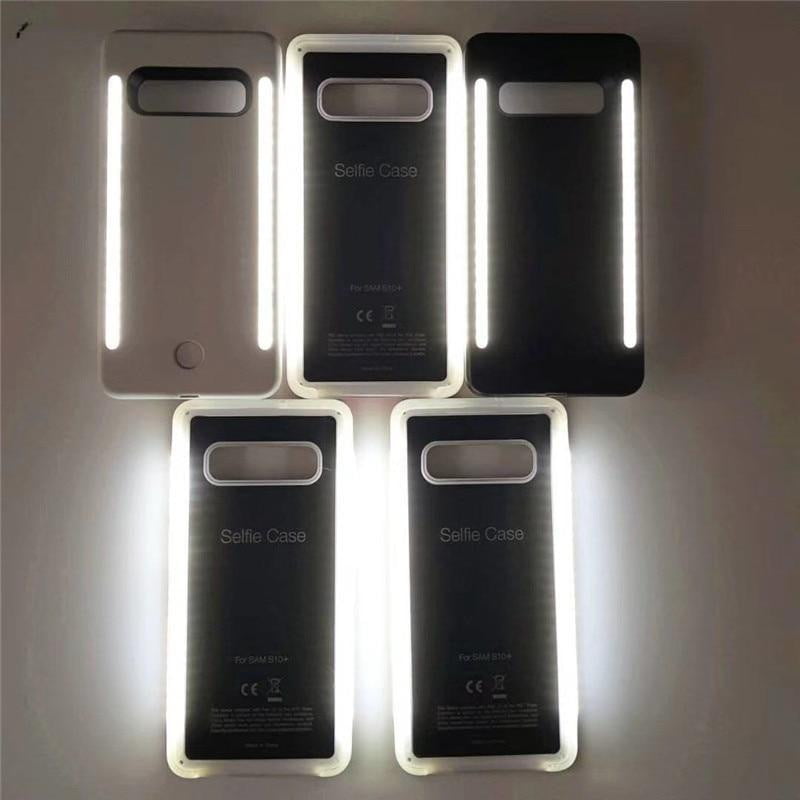 For Samsung S10 anti-fall 3 generations Light Up selfie flash phone Case flash Protector Cover Bag For Samsung s8 s9 s10 plus - TRIPLE AAA Fashion Collection
