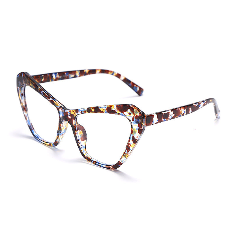 New Anti-Blue Light Large Frame Sunglasses Simple And Versatile Fashion Cat Eye Anti-Blue Light Glasses